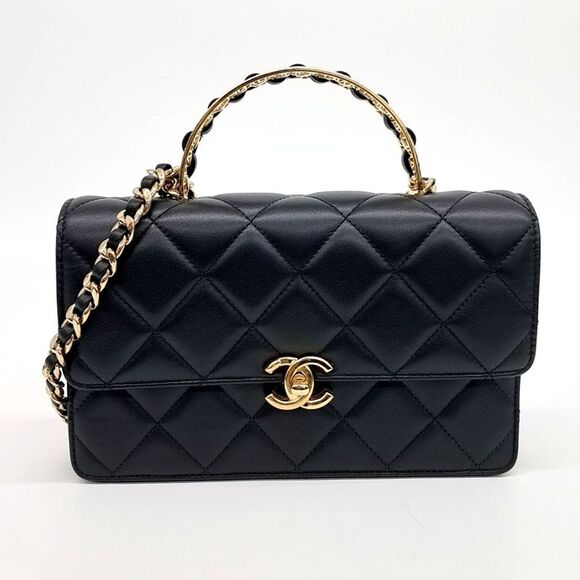 Chanel top handle tote and crossbody bag AS4741 - Picture 1 of 6